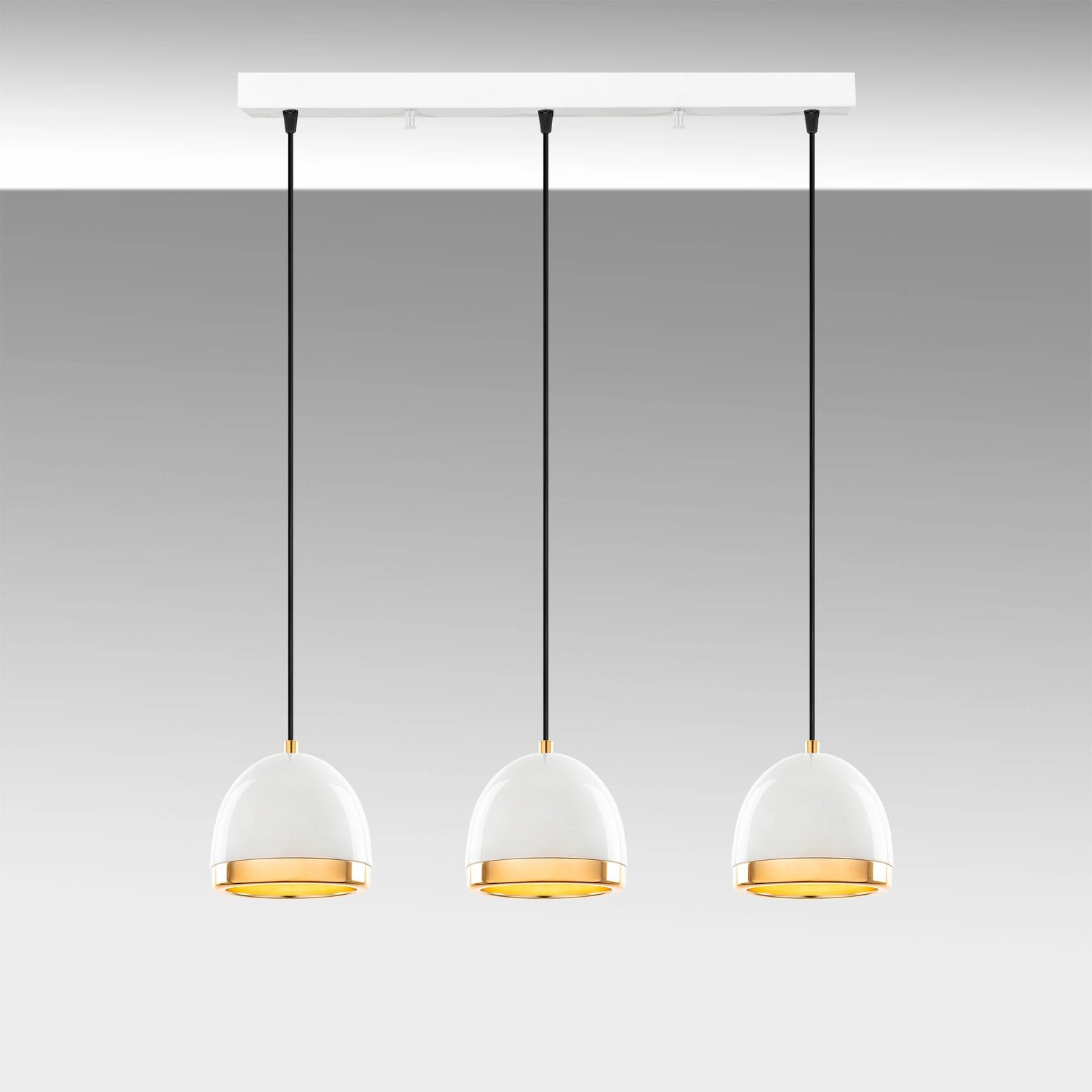 Llambë tavani Opviq, Mugo - 10649, e bardhë dhe e artë