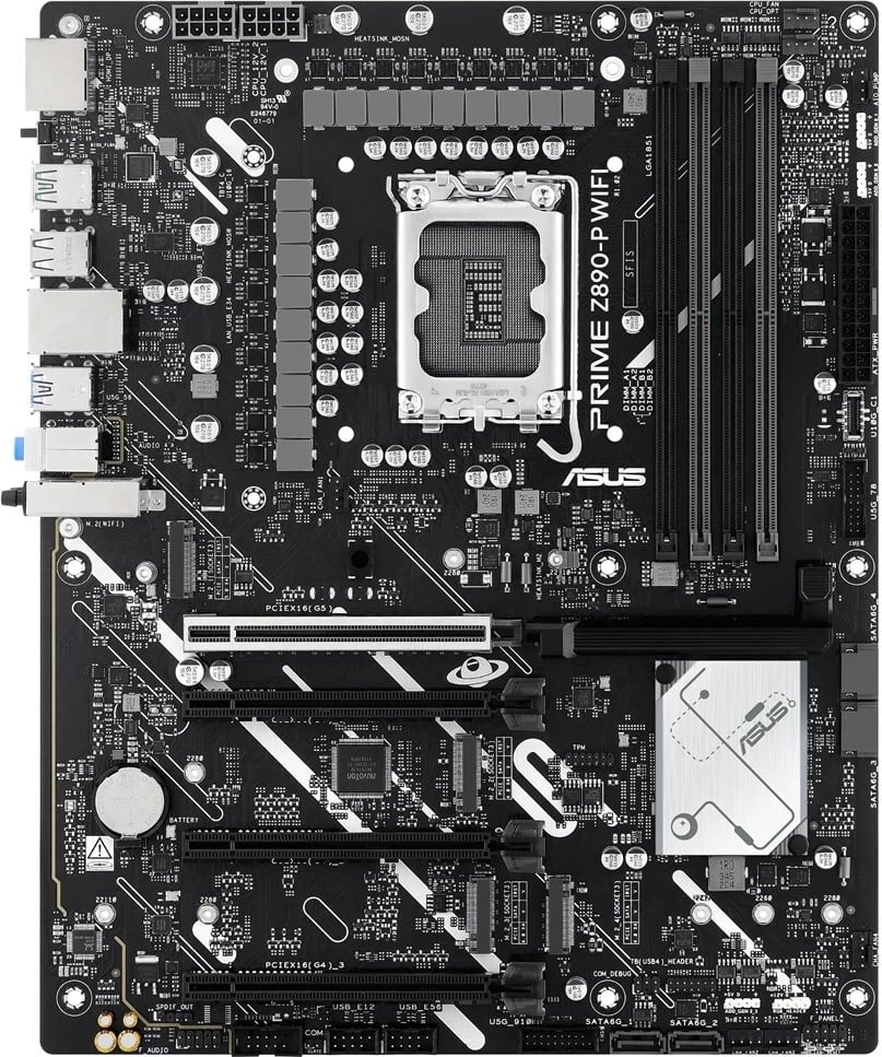 Pllakë amë ASUS PRIME Z890-P WIFI, Socket 1851, ATX, E zezë