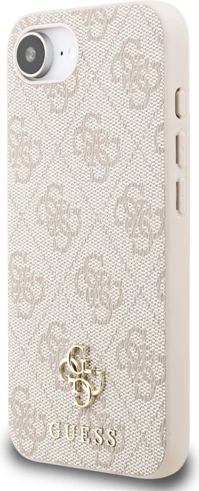 Mbështjellës, Guess, 4G Small & Classic, MagSafe, për iPhone 16e, rozë