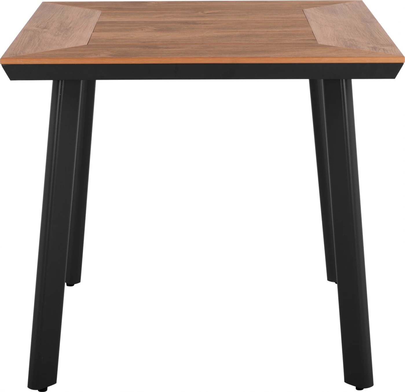 Tavolinë alumini me sipërfaqe tavoline polivudi FH5563.02 gri 80x80x72