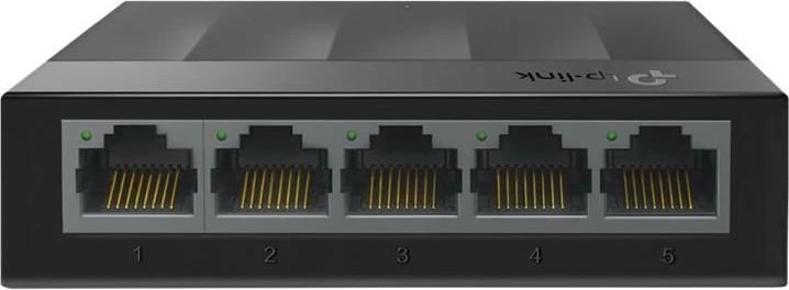 Switch TP-Link LS1005G 5 porta gigabit 10/100/1000Mbps desktop, plug-and-play, i zi