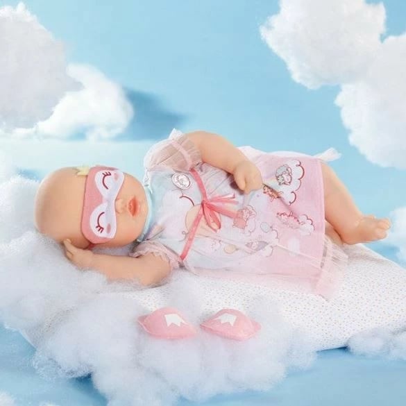 Set rrobash për kukull Baby Annabell, Zapf, 43 cm, rozë/azure