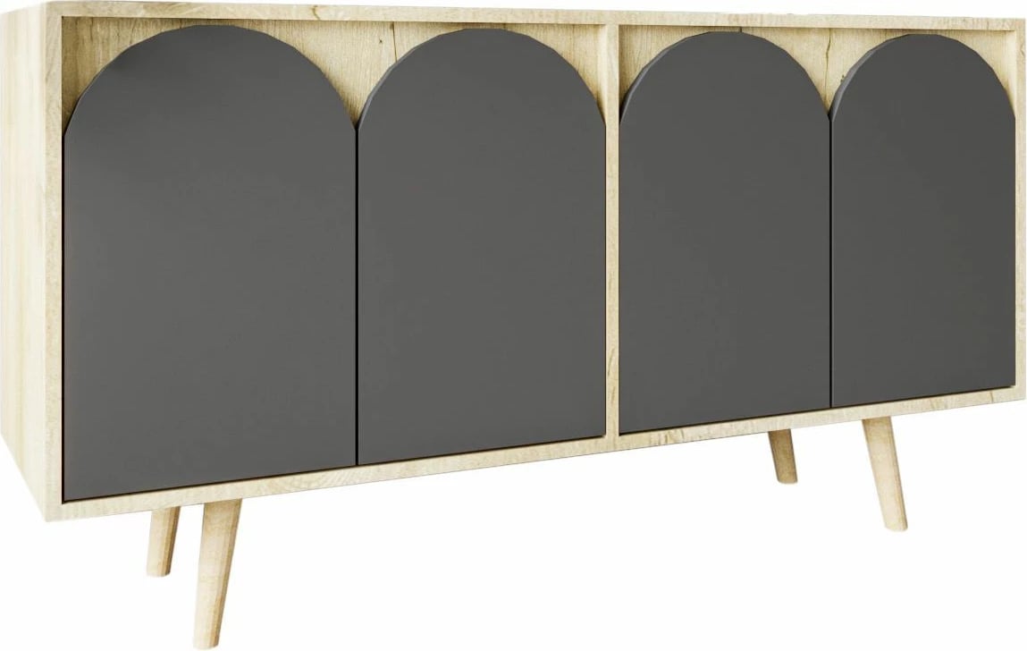 Konsol Skye Decor, Venezia 150, ngjyrë lis safir dhe antracit