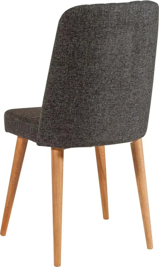 Set tavoline me karrige dhe konsolë, zgjatshme, 7 pjesë, Skye Decor, Vina 03 1053, ngjyrë Atlantic Pine dhe antracit