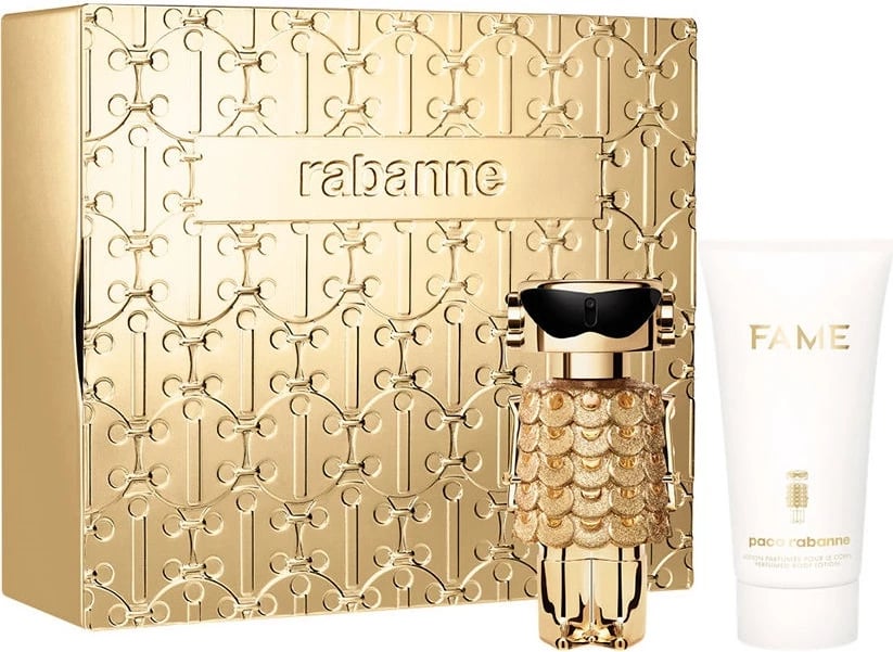 Eau de Parfum set për femra Paco Rabanne Fame Intense, 50ml + Body Balm 75ml