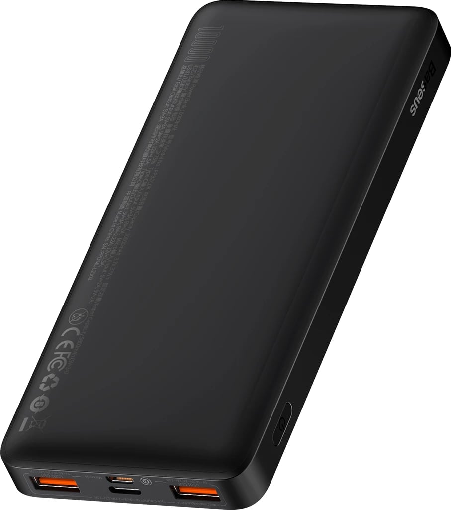 Powerbank Baseus Bipow 10000mAh 20W, i zi, me kabllo USB-A në Micro USB 0.25m Powerbank Baseus Bipow 10000mAh 20W, i zi, me kabllo USB-A në Micro USB 0.25m