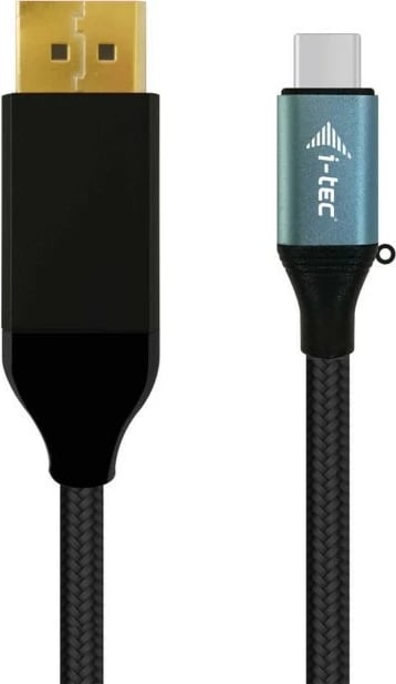 Kabllo adapter I-Tec USB-C në DisplayPort 1.5m, 4K, e zezë