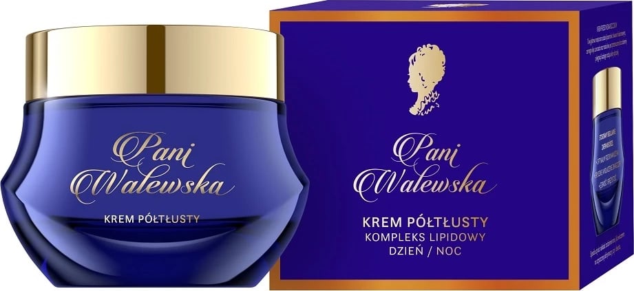Krem fytyre gjysmë i yndyrshëm për femra Pani Walewska Classic, 50ml