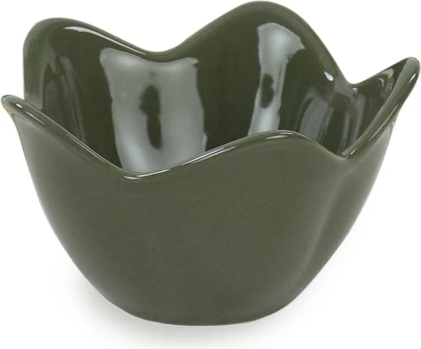 Set 6 tasash qeramike, ngjyrë e gjelbër e errët, Hermia Concept, ST613106F320A000000MACD700