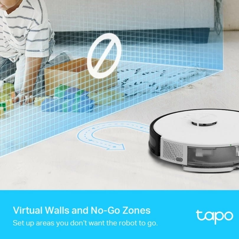 Robot pastrues TP-LINK Tapo RV30, 4200Pa, 5000mAh, bardhë