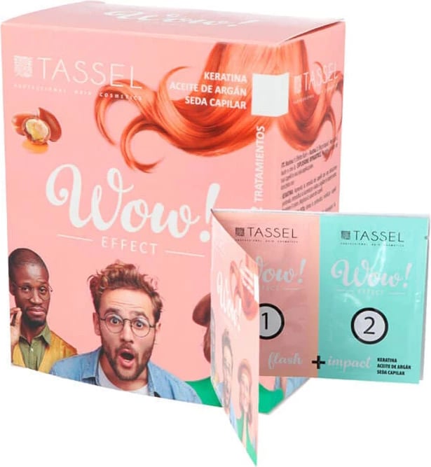 Trajtim për flokë Eurostil Tassel Wow Effect unisex, 12 copë