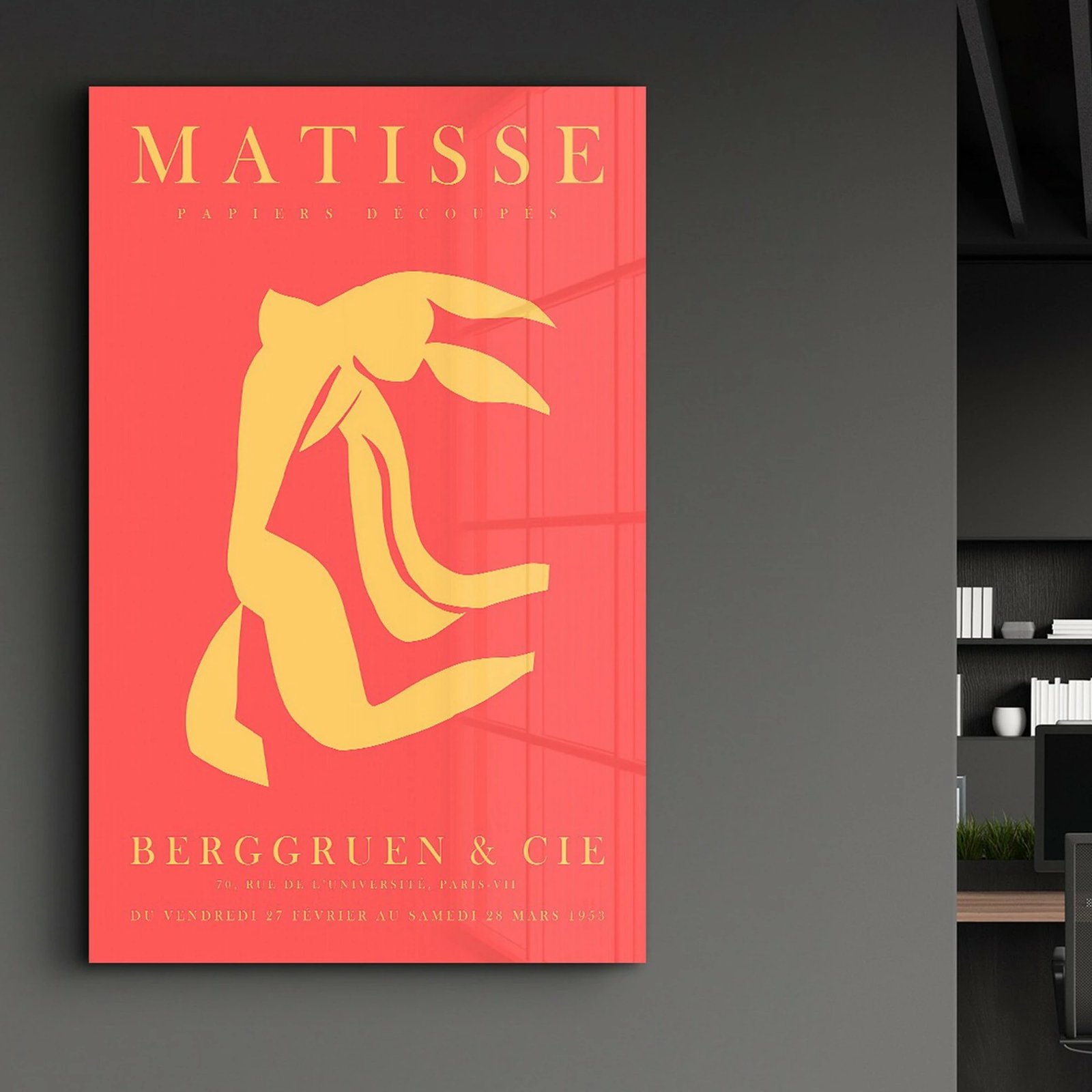 Pikturë dekorative prej xhami të temperuar, Wallity SPR-1161, 46x72cm