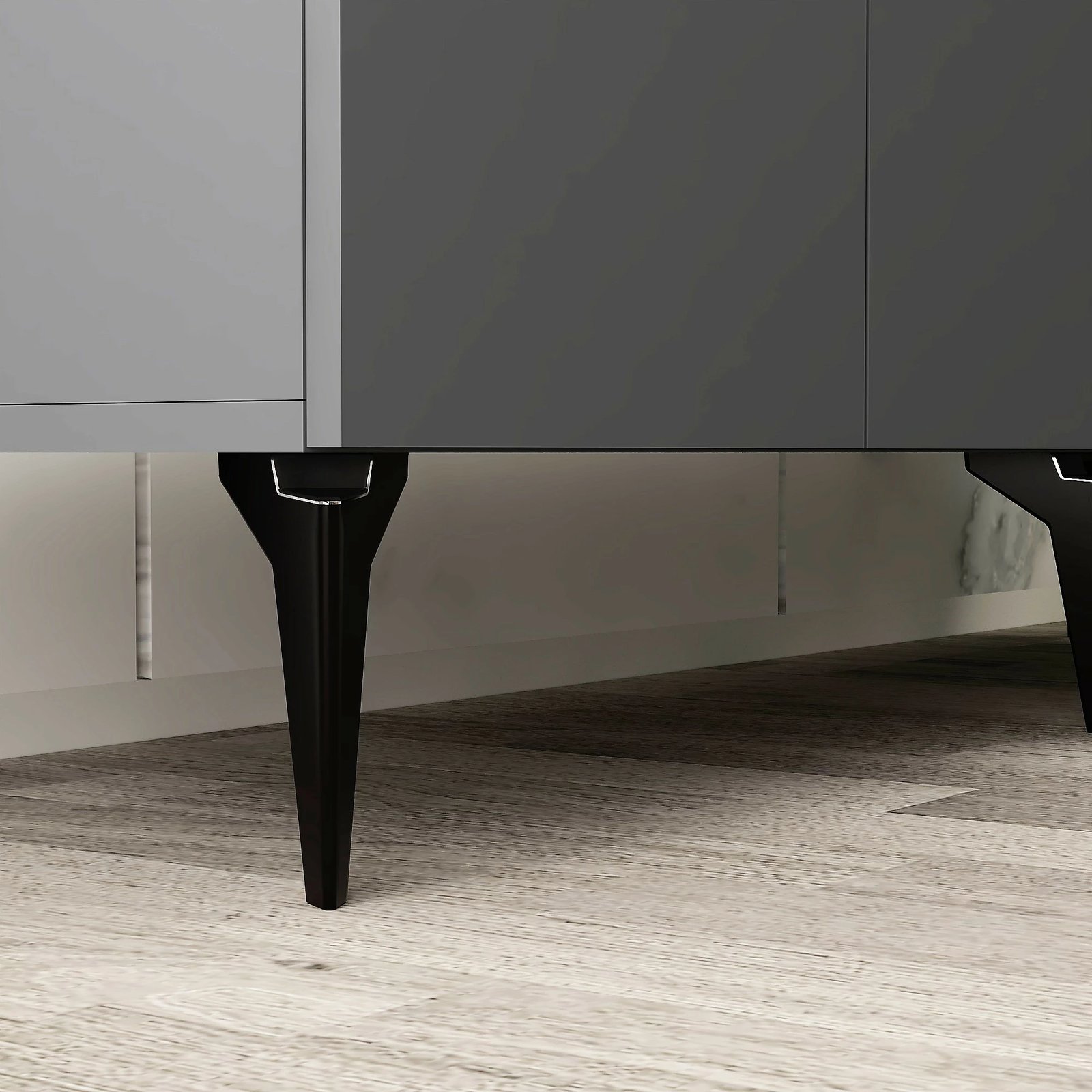 Konsolë Hanah Home, Iris, antracit dhe argjend