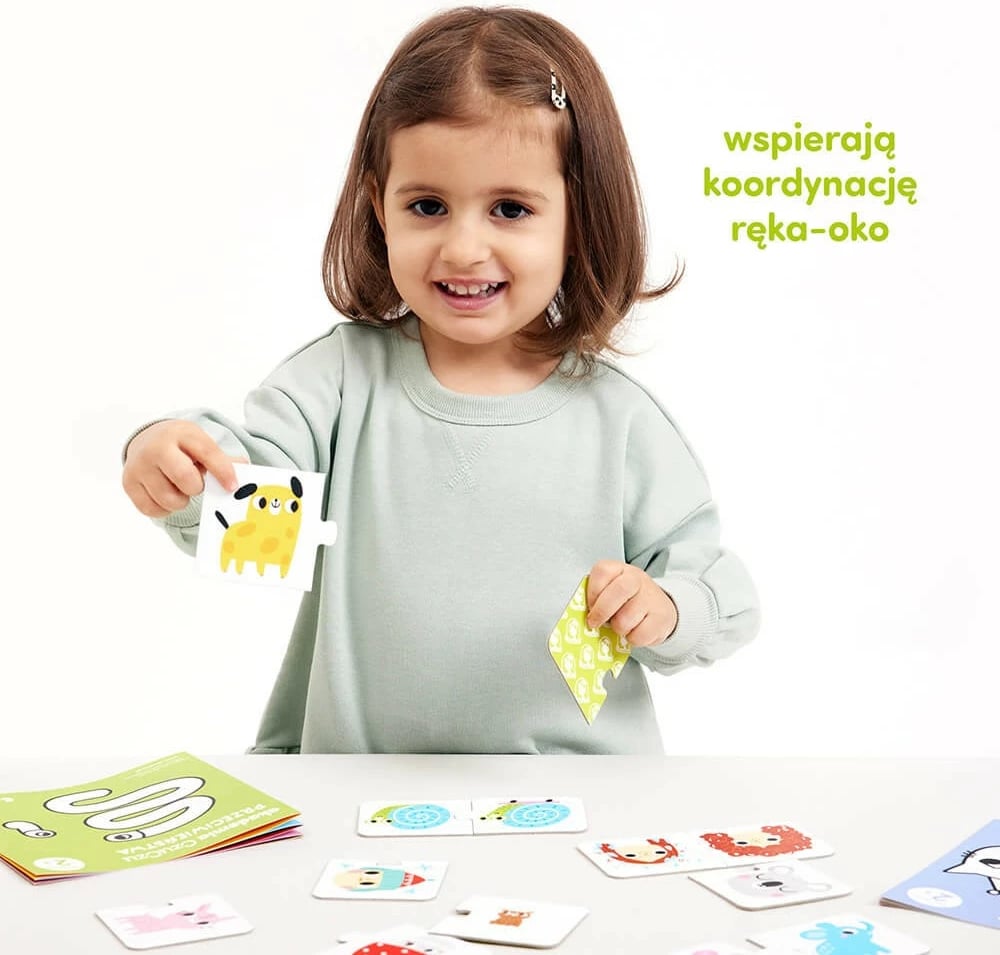Set edukativ CzuCzu Academy Opposites, 2 libra ngjyrosje, puzzle 20 pjesë, shumëngjyrësh