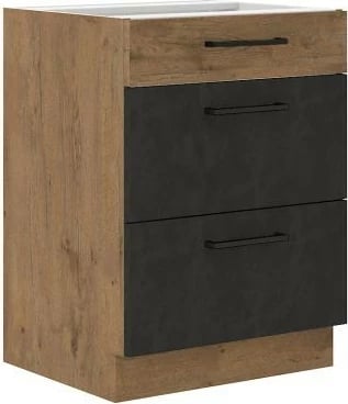 Dollap me sirtarë për kuzhinë Vero Gray 60 Dollap me sirtarë për kuzhinë Vero Gray 60