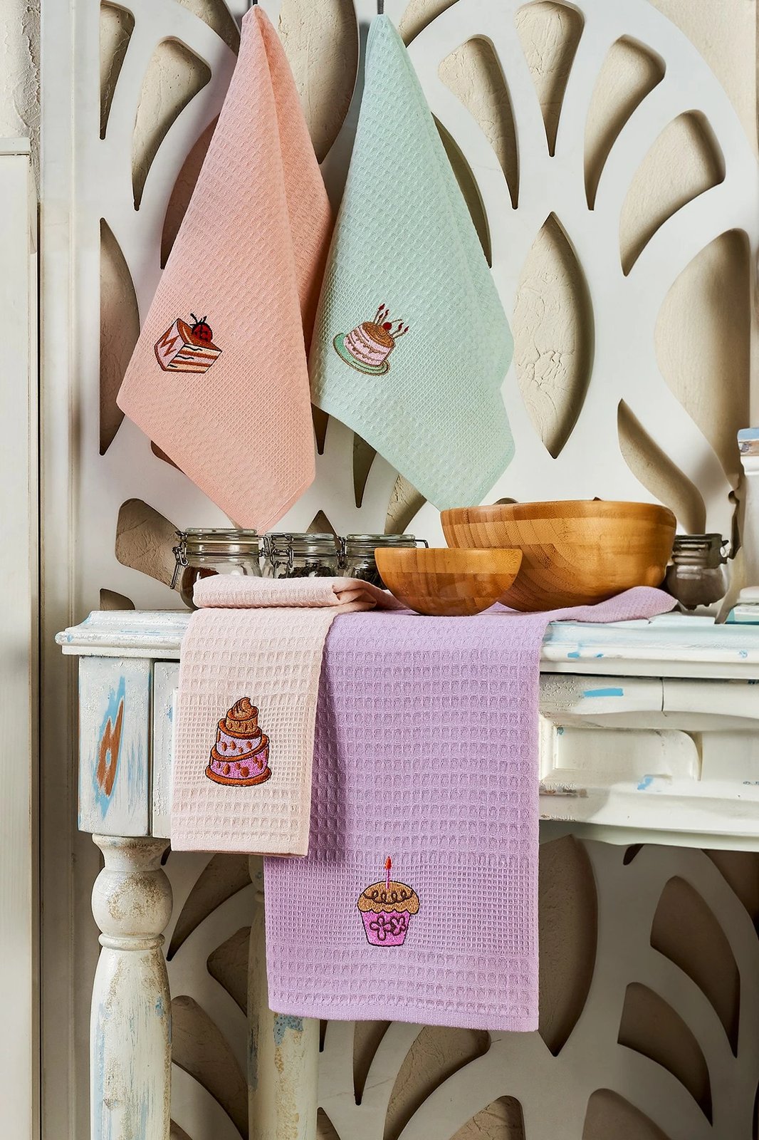 Set peshqirësh kuzhine (6 copë), Mijölnir, Cake