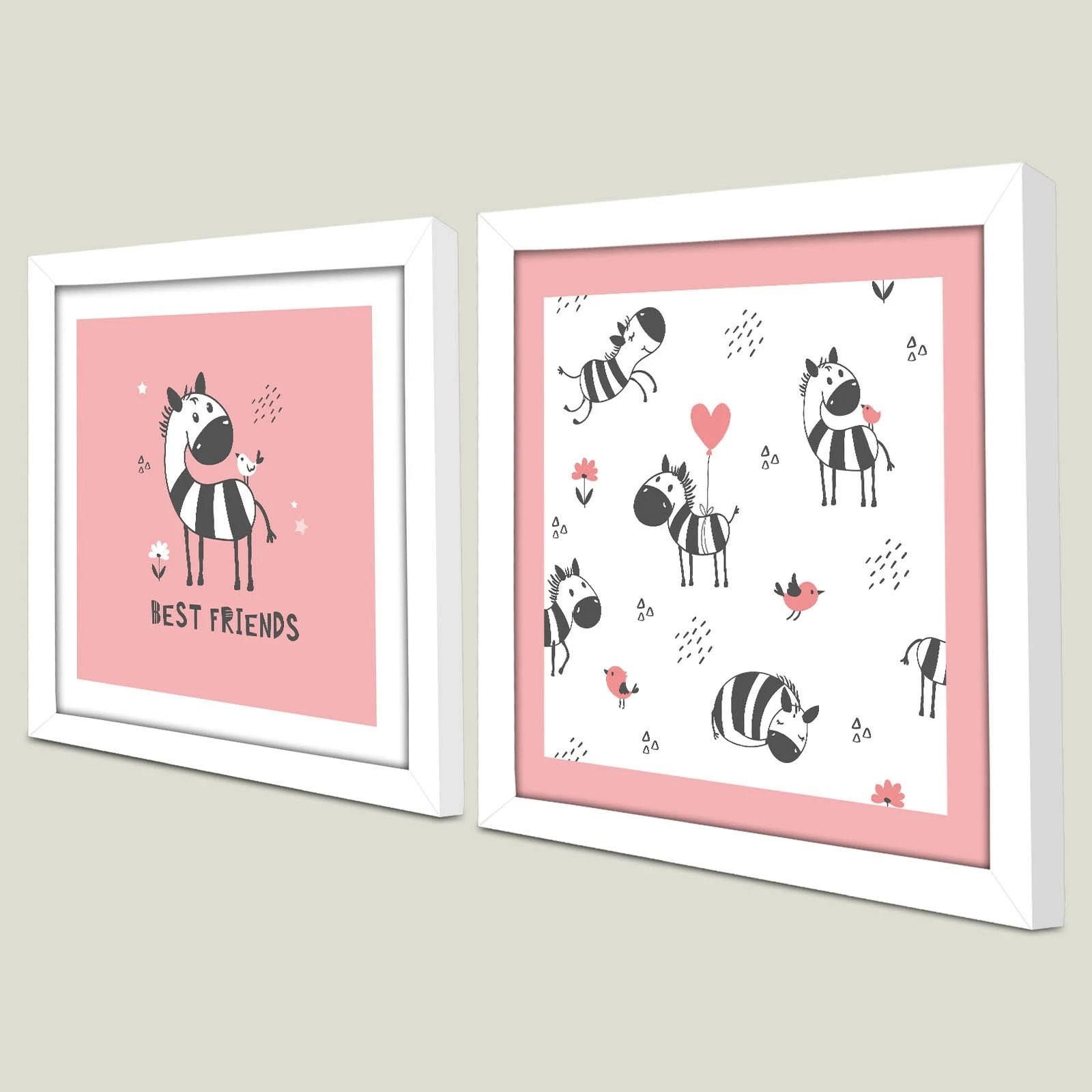 Pikturë dekorative me kornizë MDF (2 copë), Wallity, 2P3333BCT-020