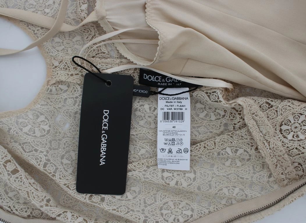 Fustan solemn për femra Dolce & Gabbana, bezhë