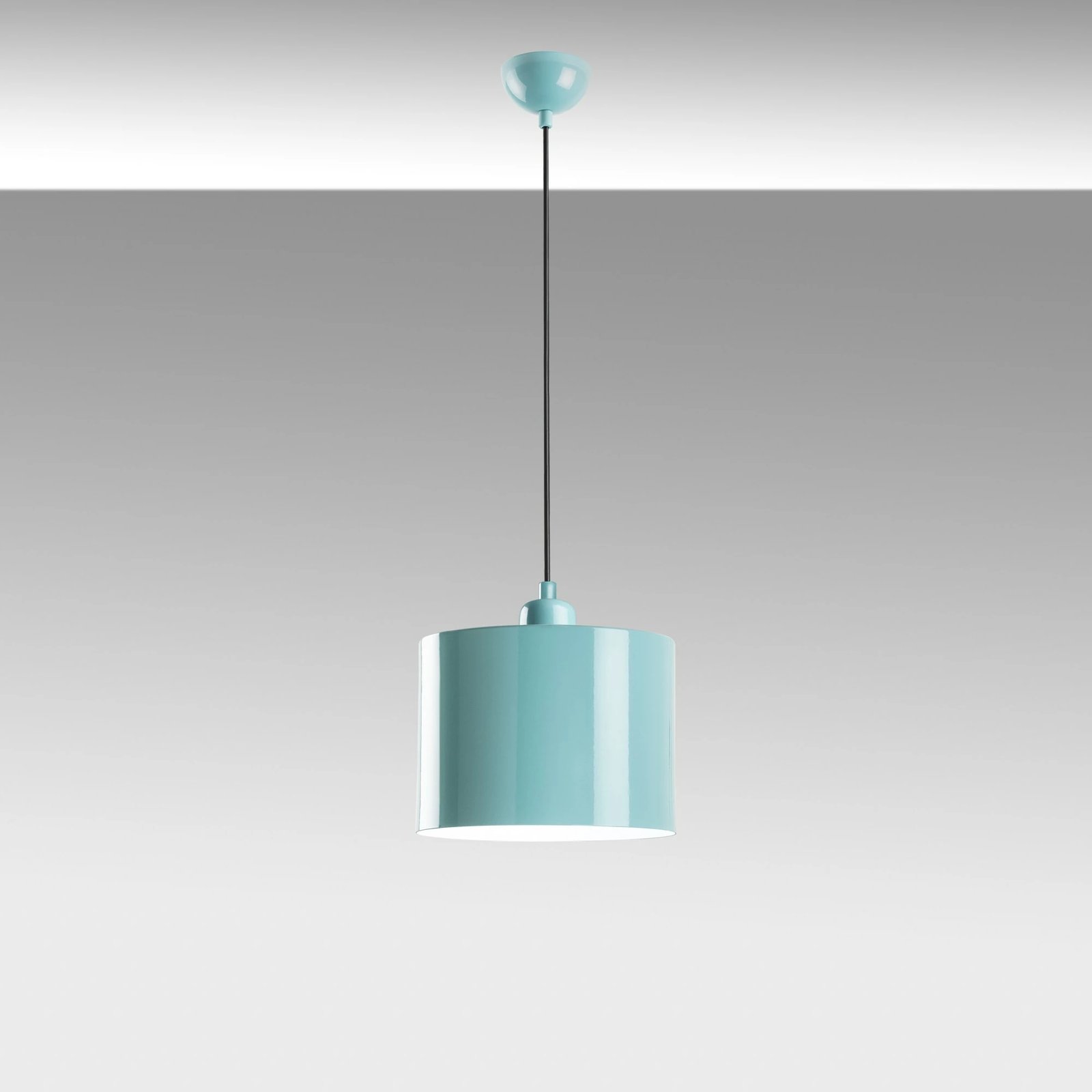 Llambë tavani Opviq, ngjyrë turquoise, Duz