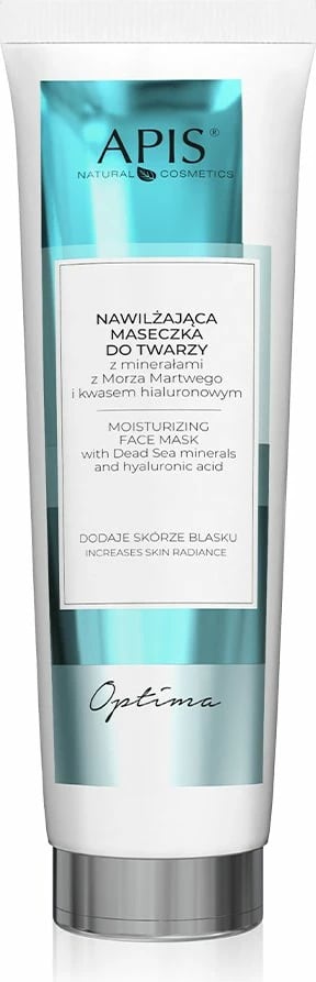 Maskë fytyre për femra APIS Optima Hydrating me minerale të Detit të Vdekur dhe acid hialuronik, 100ml