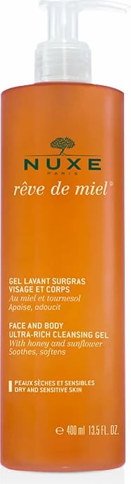Xhel pastrues fytyre dhe trupi Nuxe Rêve De Miel unisex 400ml