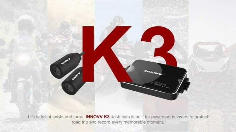 Kamerë për Motoçikletë INNOVV K3, 2 kamera