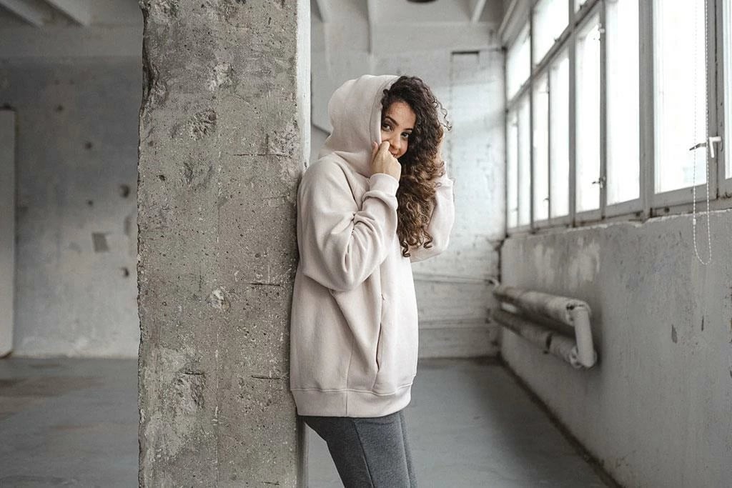 Hanorak shtatzënie dhe gjidhënie, milk & love, Motherhood Oversize, madhësi XL, bezhë