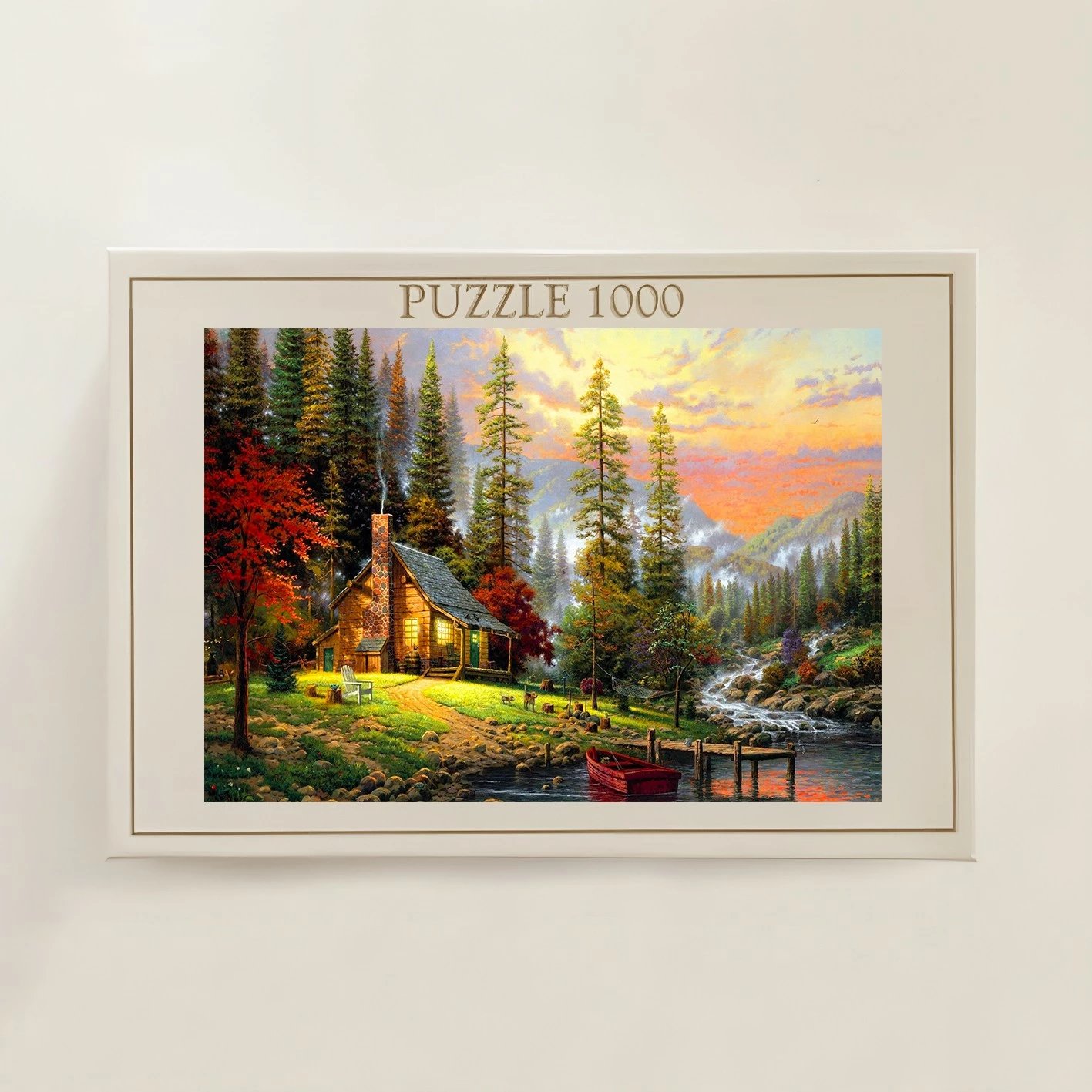 Puzzle 1000 copë, Evila Originals, shumëngjyrësh, PZL_0183_1000