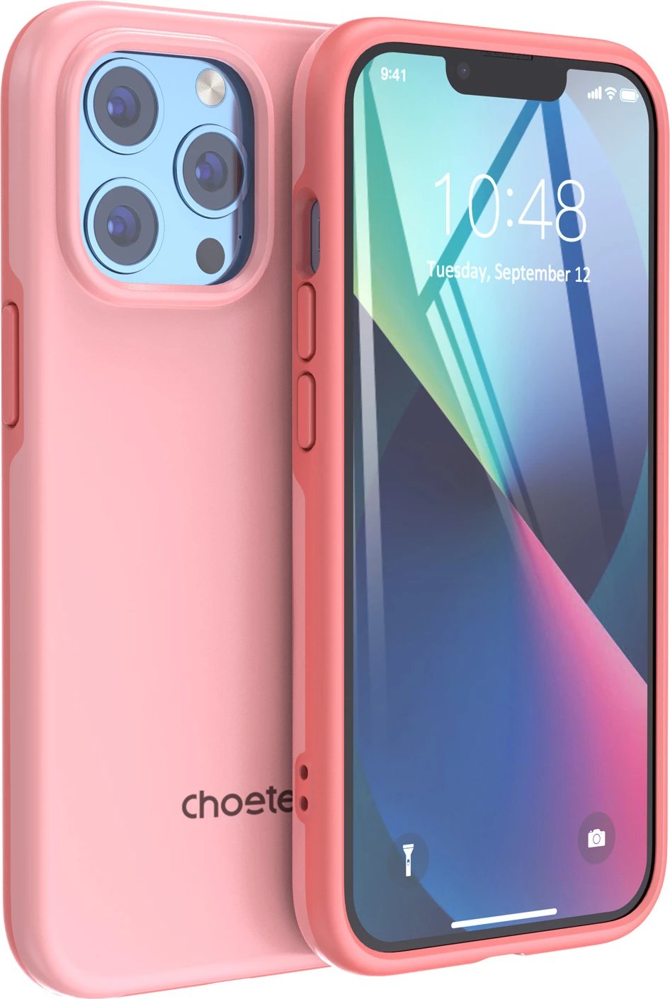 Mbështjellës Choetech PC0114-MFM-PK për iPhone 13 Pro Max, Made For MagSafe, Rozë