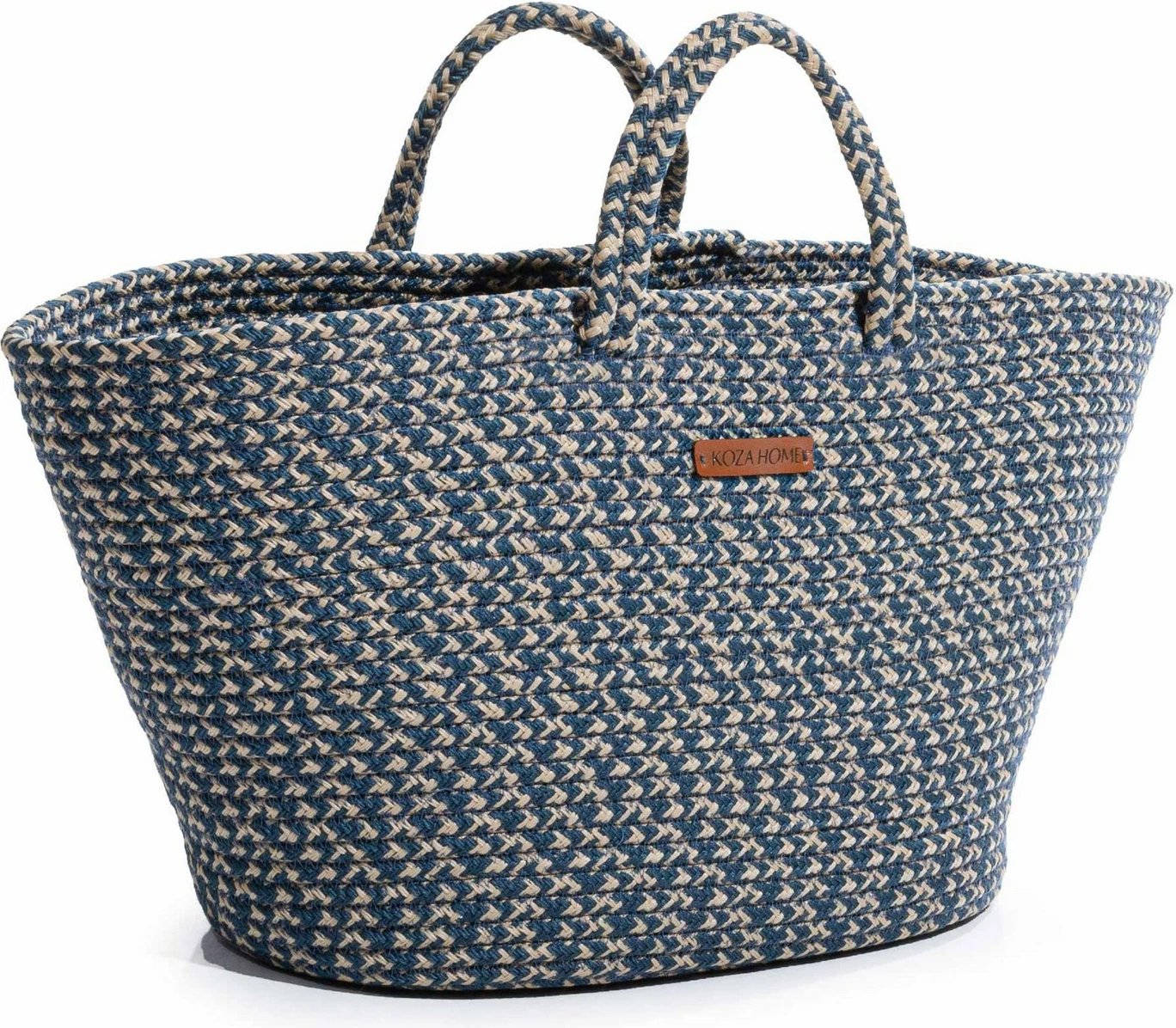 Çantë dekorative, Evila Originals, 30cm, blu e krem