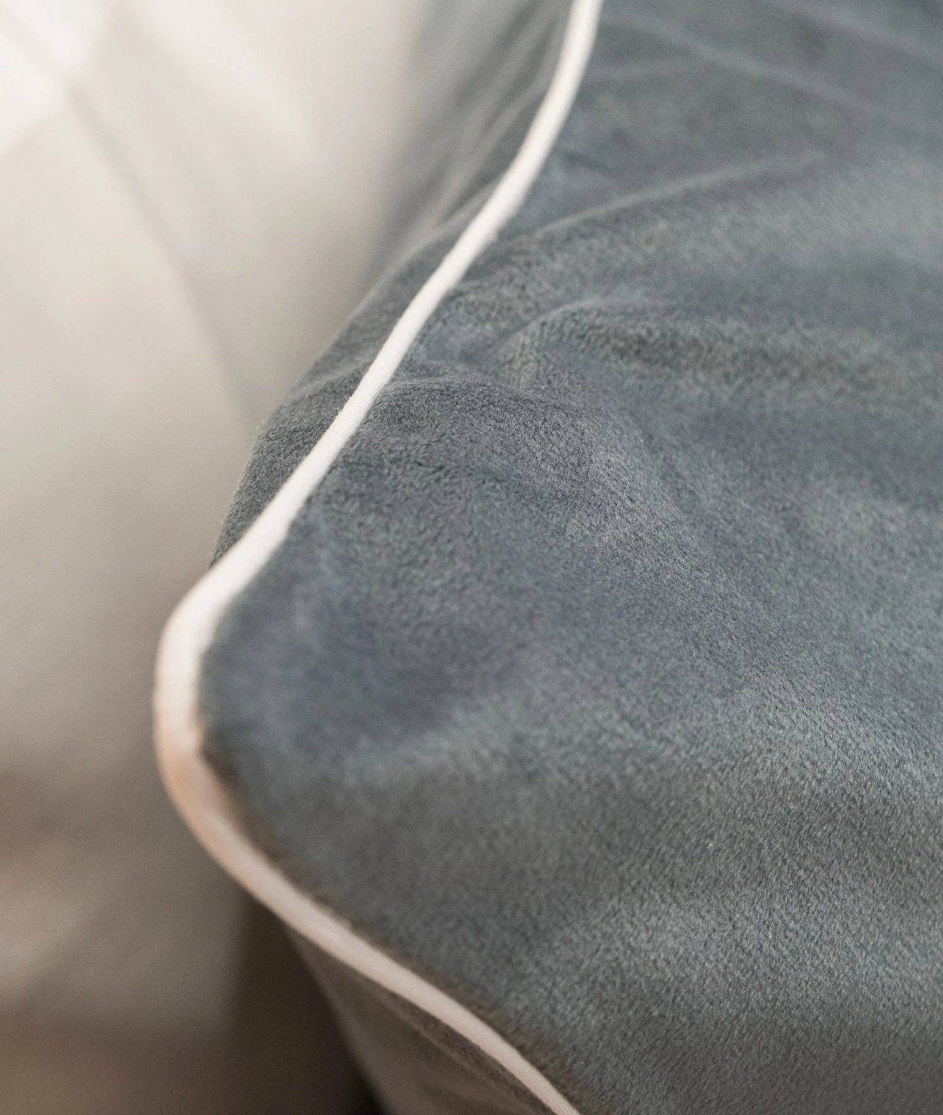 Set mbulesë për jorgan dopio, Linda, ngjyrë kaltër e errët