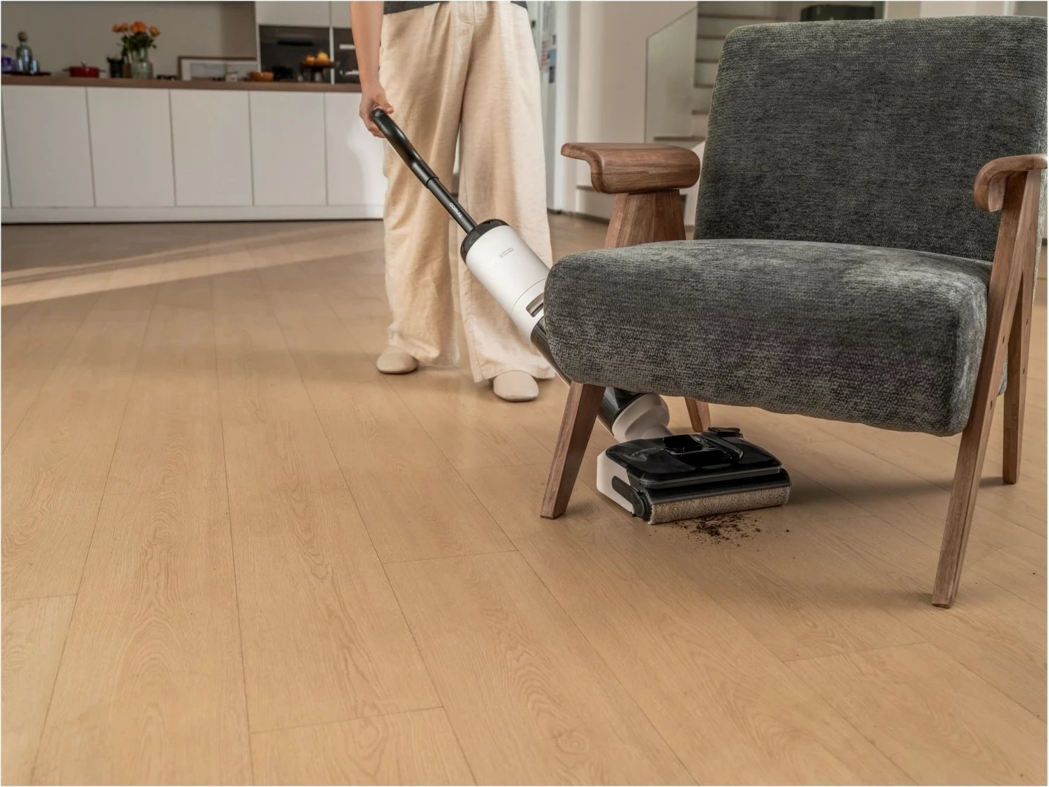 Fshesë me ujë dhe tharje Tineco Floor One S5 Max, bardhë