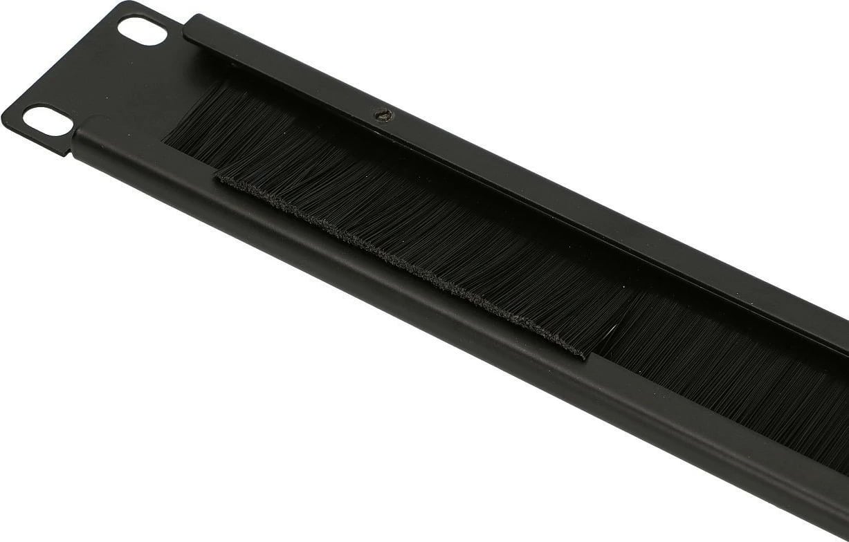 Organizues kabllosh Extralink EX.9670 me brushë, 1U, i zi
