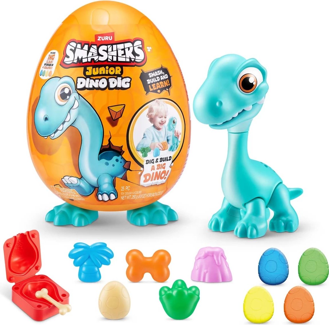 Smashers Junior Dino Dig Large Egg by ZURU (Styles Vary)