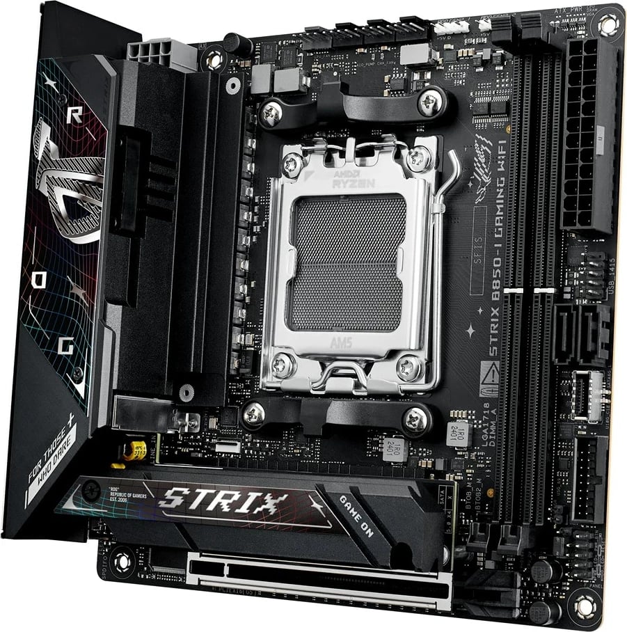 Pllakë amë ASUS ROG STRIX B850-I GAMING WIFI, Socket AM5, mini ITX, E zezë