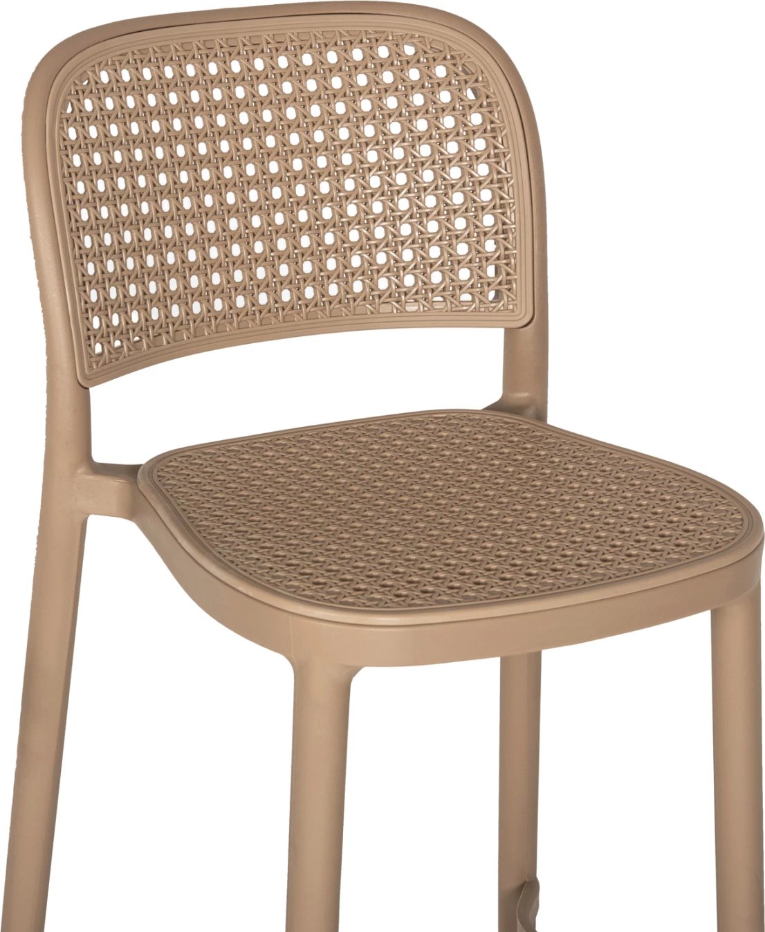 Karrige për bar, polipropileni, ngjyrë kapuçino, FH5939.03, 51x52x104H cm