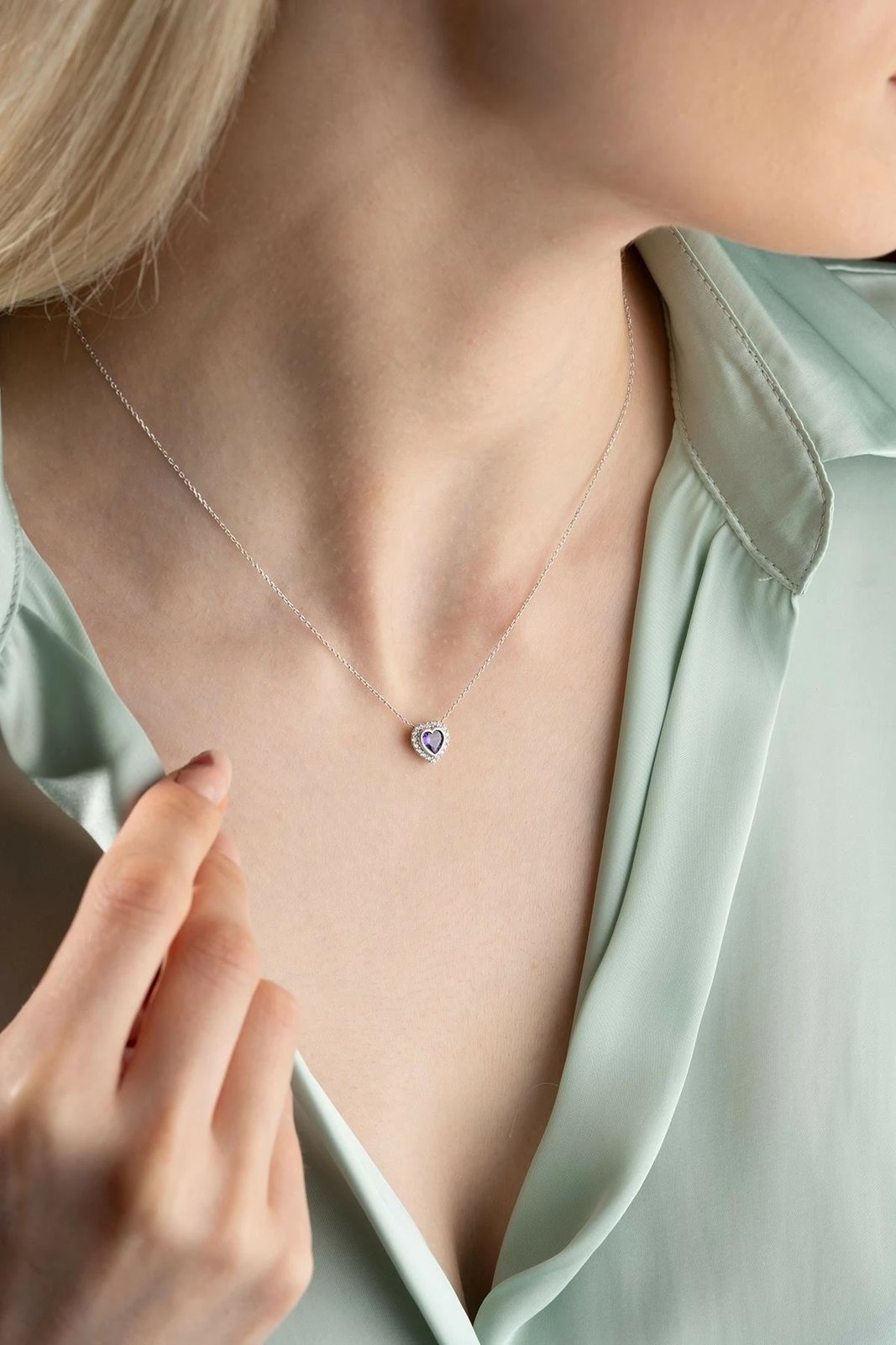 Qafore argjendi, ngjyrë e argjendtë dhe vjollcë, Jumeon, NRZ999290