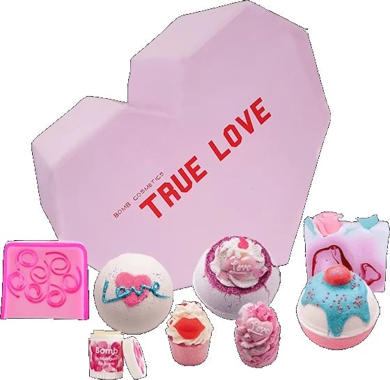 Set kozmetike unisex Bomb Cosmetics True Love Gift Box, 8 copë