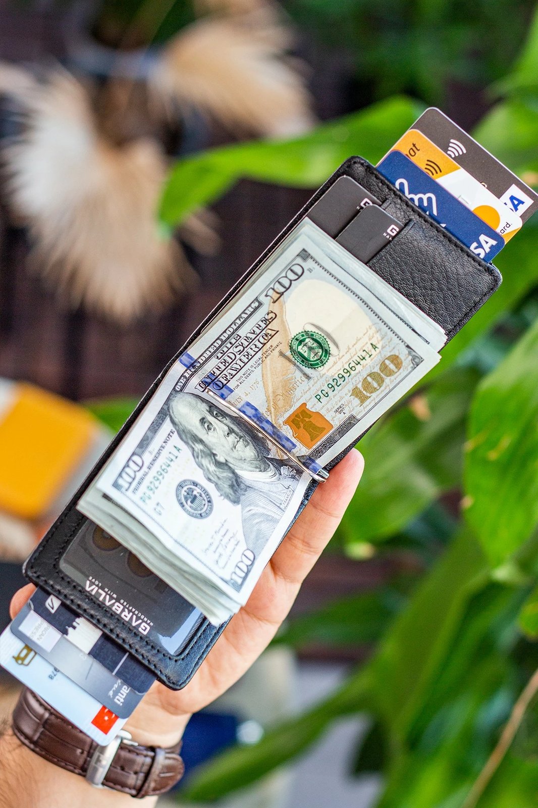 Portofol për burra, lëkurë e zezë, Celtic, Zoozie Bags