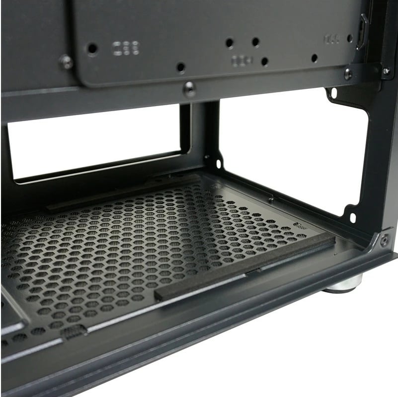 Kasë LC-Power Black_Wanderer_X Midi Tower, ATX/EATX/micro ATX/Mini-ITX, xham i temperuar, RGB, e zezë