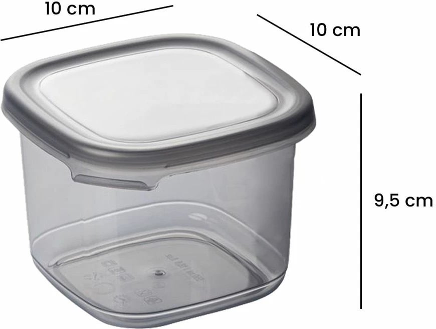 Set kuti për organizim (9 copë), ngjyrë antracit, BNMPEGYAS09-51217