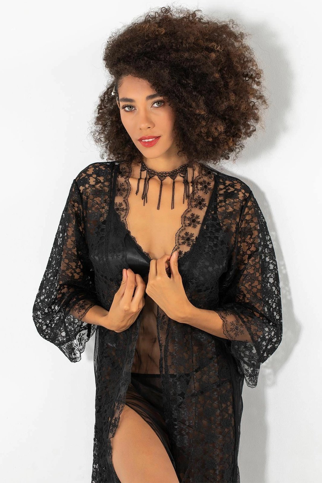 Set fustan nate me mëngjes, Jumeon, 011-008007, e zezë