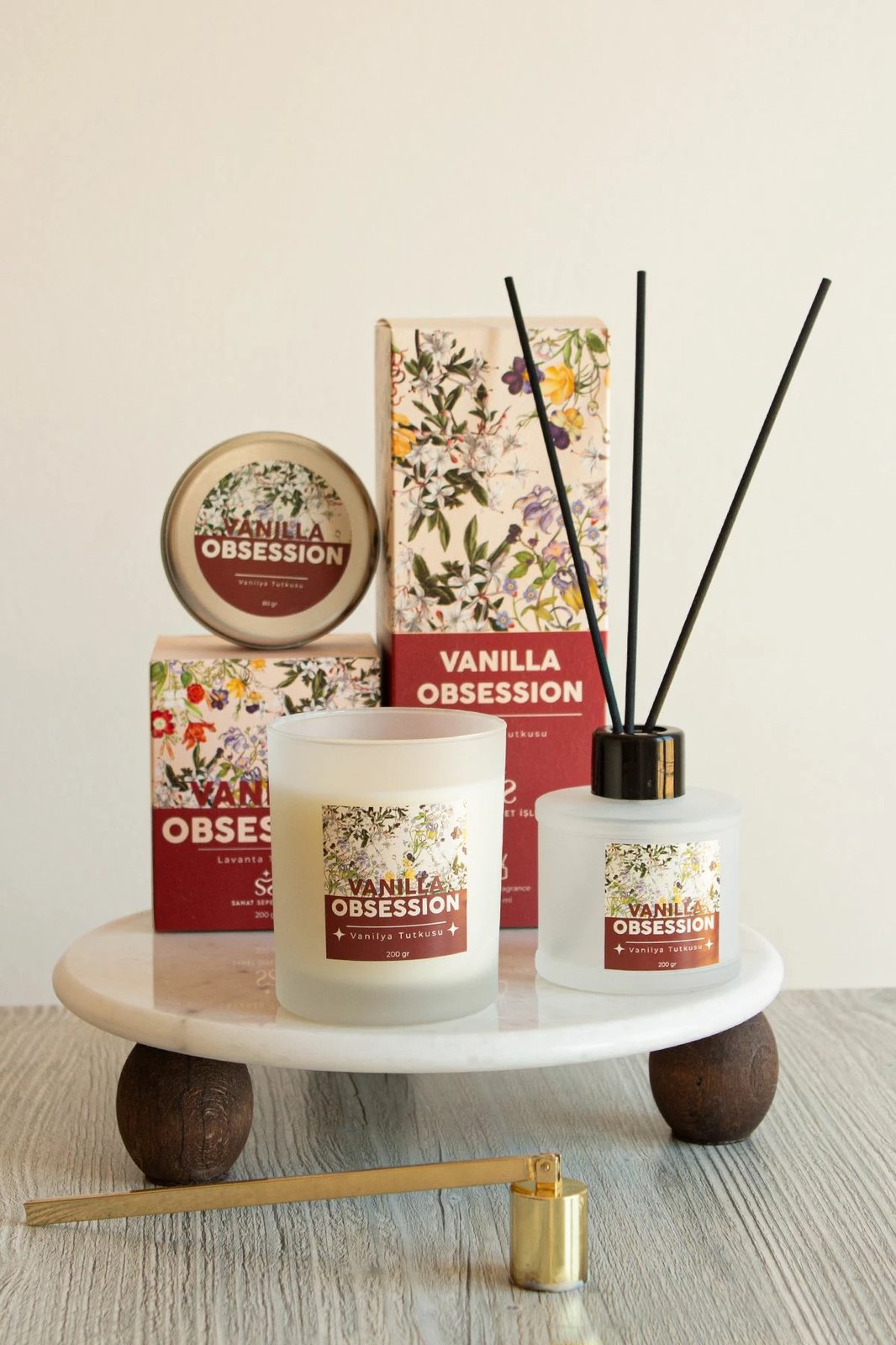 Qiri aromatik Vanilla Obsession, qelq, Evila Originals