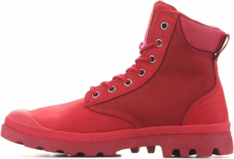 Çizme Palladium për femra, të kuqe