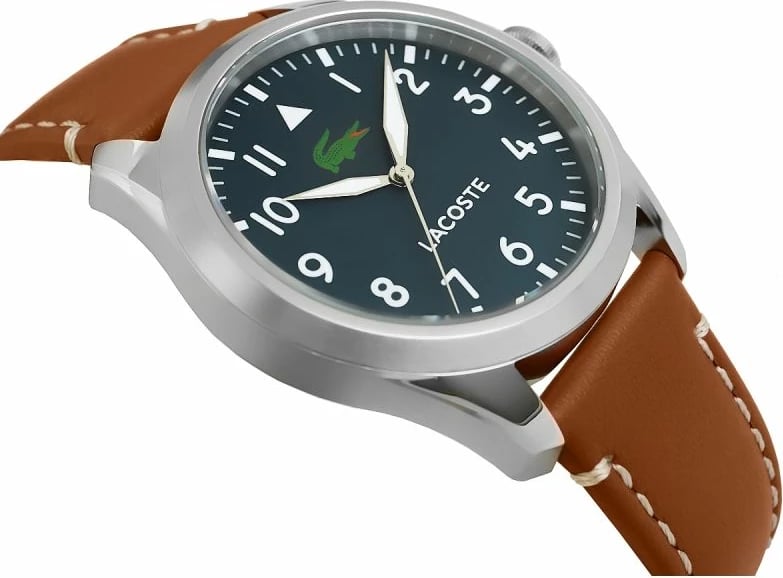 Orë dore për meshkuj Lacoste, kafe/blu