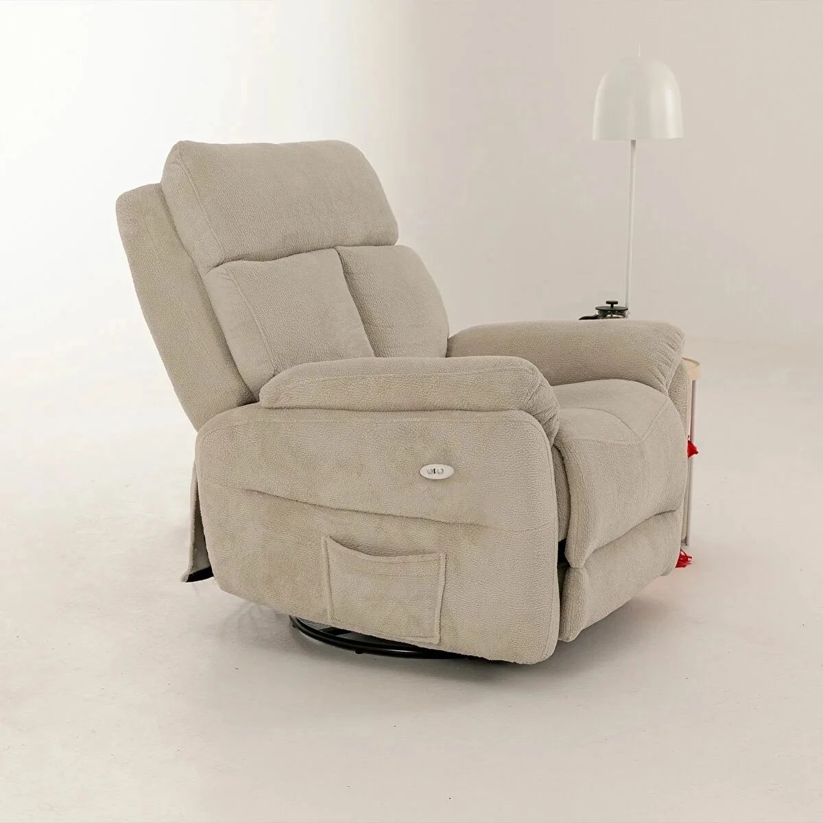 Karrige relaksuese elektrike Comfera, krem, Atelier del Sofa