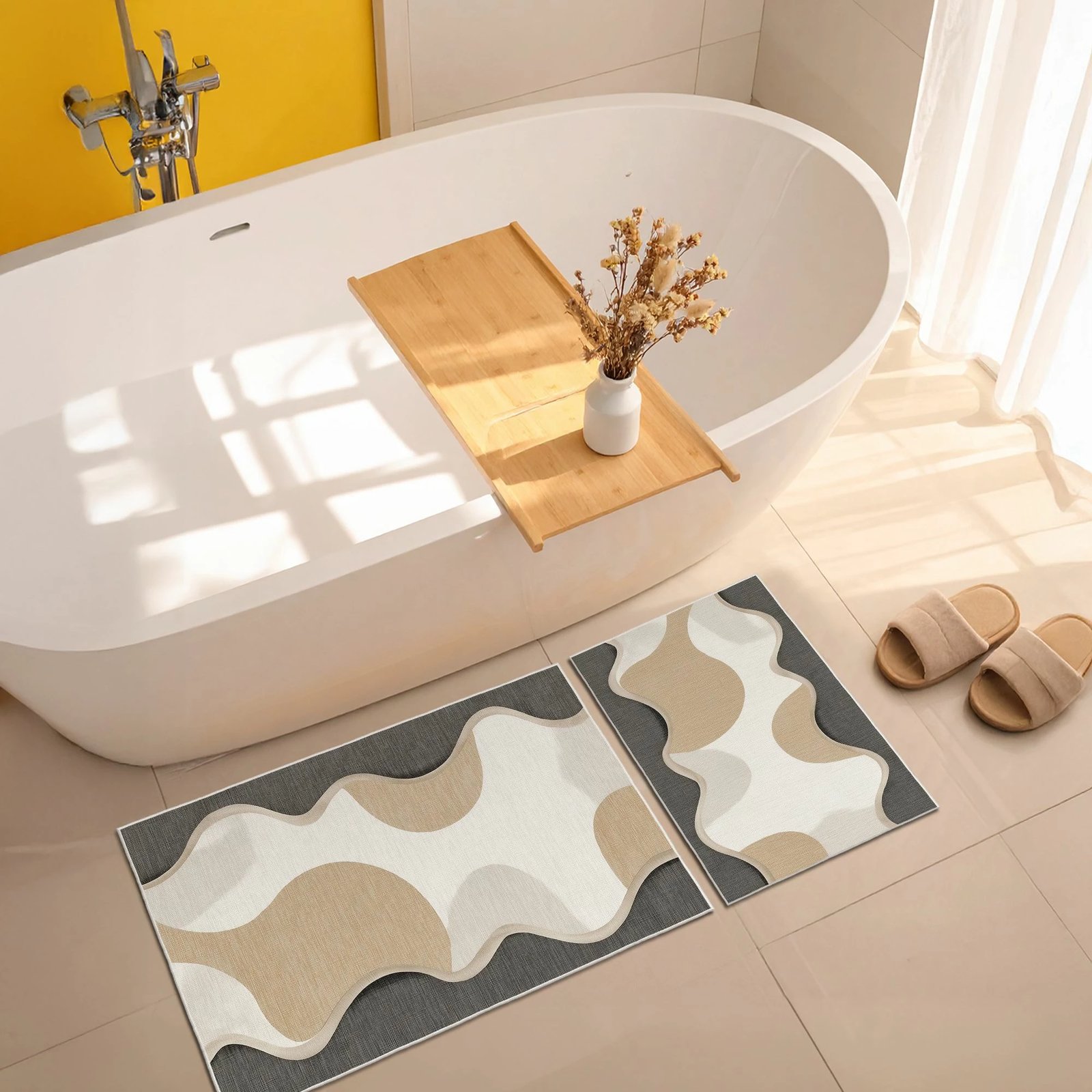 Set tapetash për banjo (2 copë), Mijolnir, Asr23, bezhë