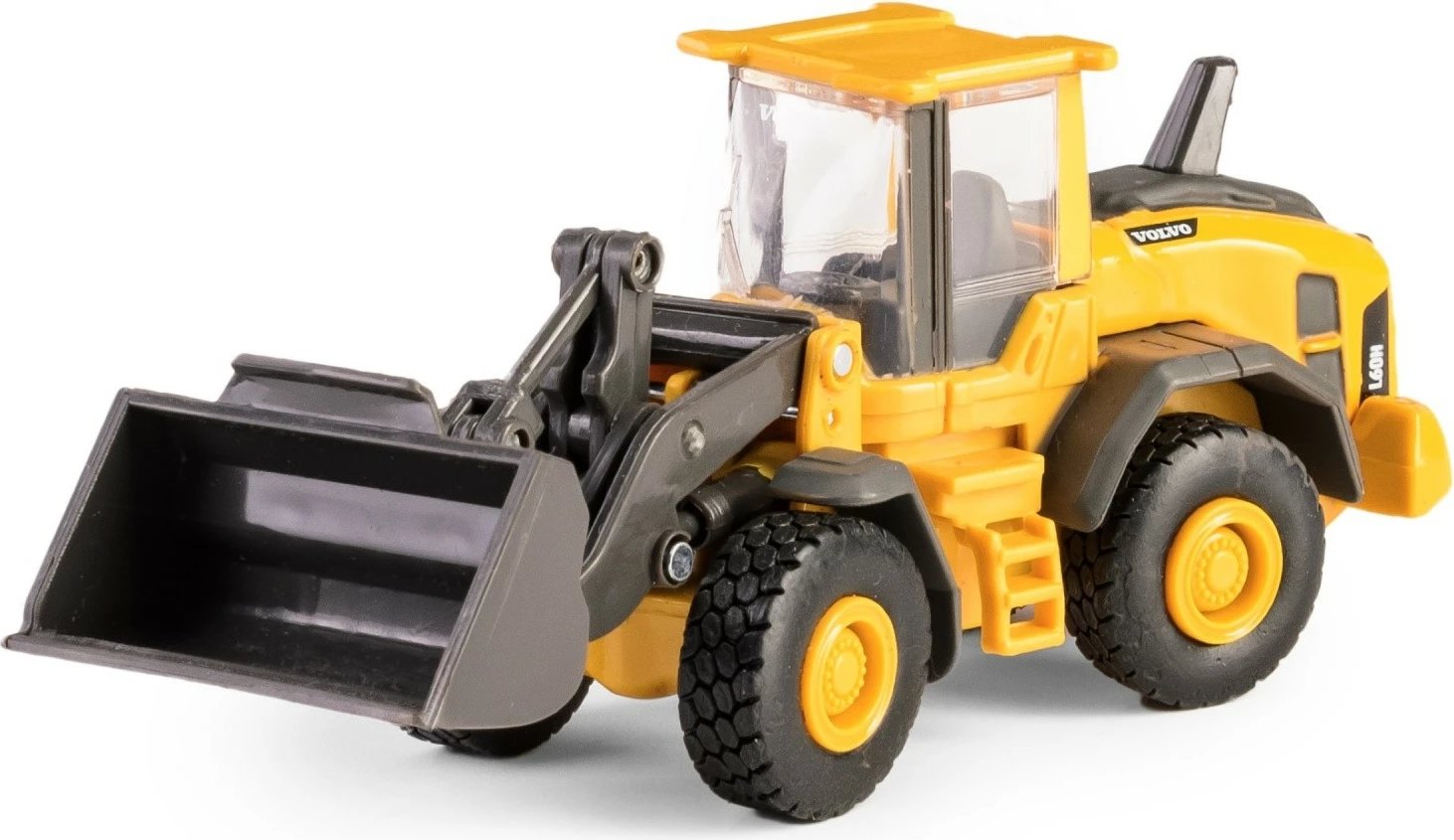 Lodër ngarkues Daffi Volvo Mini L60H, metal dhe plastikë, për djem, e verdhë/gri/zezë