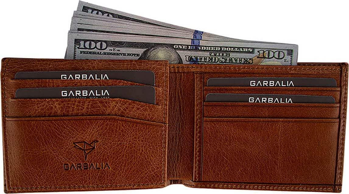 Portofol për burra, Zoozie Bags, Kevin Crazy, ngjyrë kafe e hapur (tan)