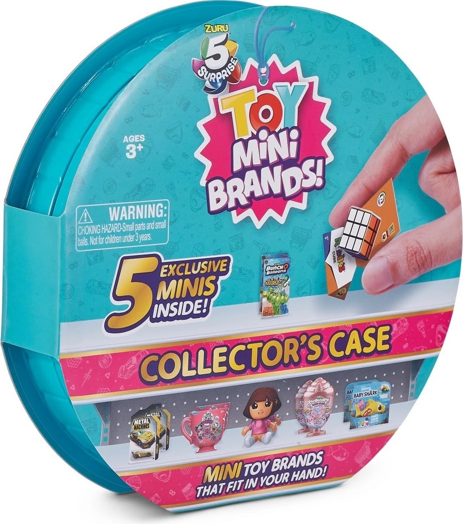 Set kuti koleksionuese për figura mini lodrash ZURU 5 Surprise, 5 copë